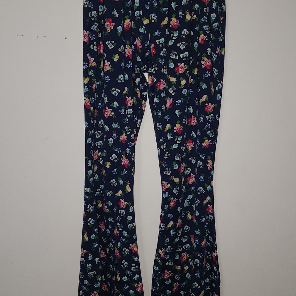 Hayden Navy Floral Kids Bottoms